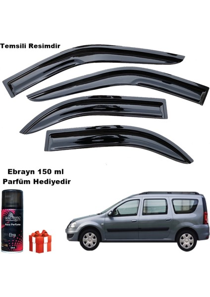 Dacia Logan Stw Mügen Cam Rüzgarlığı 2004-2012 Arası 4 Lü Takım Koku Hediyeli fiyatları