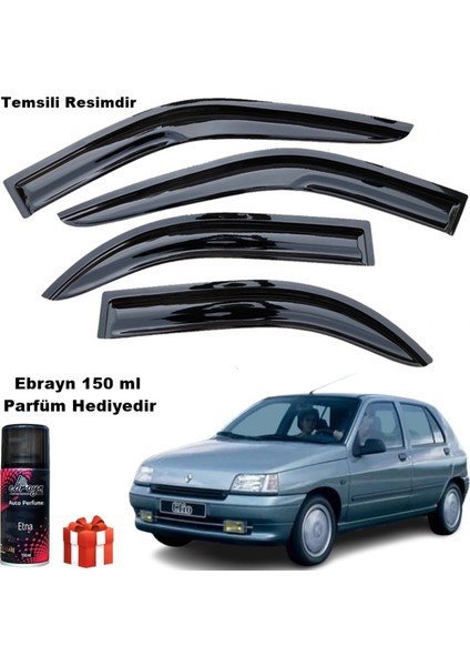 Renault Clio 1 Mügen Cam Rüzgarlığı 4 Kapı Tüm Kasalar 4 Lü Takım Koku Hediyeli fiyatları