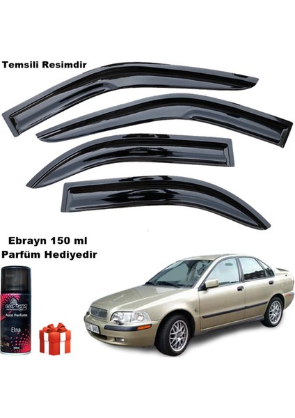 Volvo S40 Mügen Cam Rüzgarlığı 1997 - 2004 Arası 4 Lü Takım Koku Hediyeli fiyatları