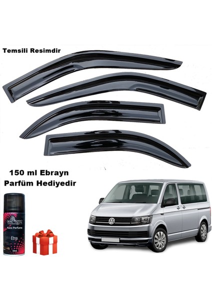 Vw Transporter T5 Mügen Cam Rüzgarlığı 2003-2015 Arası 4 Lü Takım Koku Hediyeli