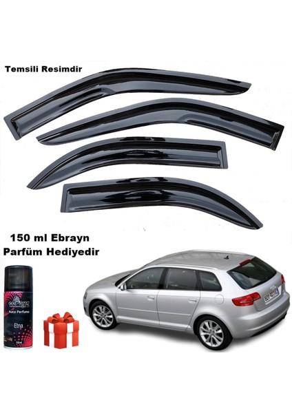 Audi A3 Hb Mügen Cam Rüzgarlığı 2003-2012 Arası 4 Lü Takım Koku Hediyeli fiyatları