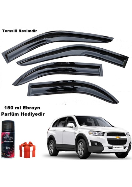 Chevrolet Captiva Uyumlu Mügen Cam Rüzgarlığı 2007-2015 Arası 4 Lü Takım Koku Hediyeli fiyatları