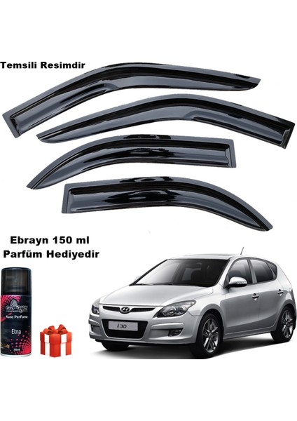 Hyundai I30 Mügen Cam Rüzgarlığı 2007-2012 Arası 4 Lü Takım Koku Hediyeli