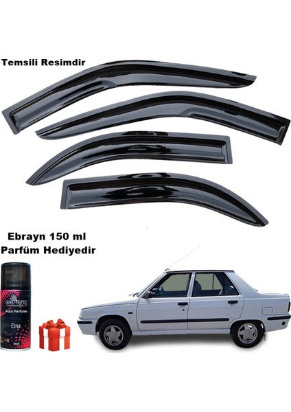 Renault 9 Mügen Cam Rüzgarlığı 4 Lü Takım Koku Hediyeli