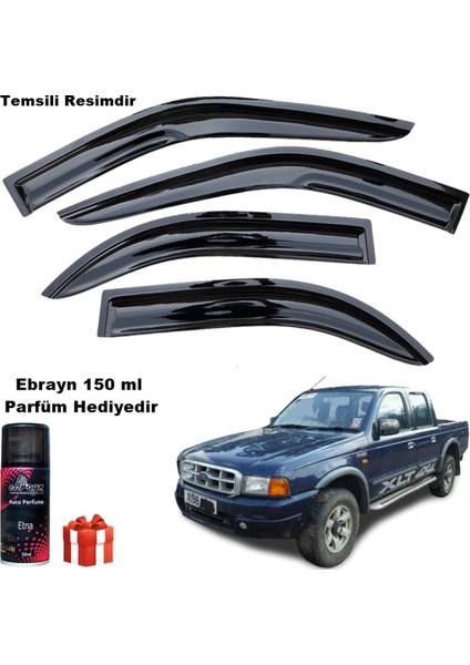 Ranger Mügen Cam Rüzgarlığı 1999-2009 Arası 4 Lü Takım Koku Hediyeli