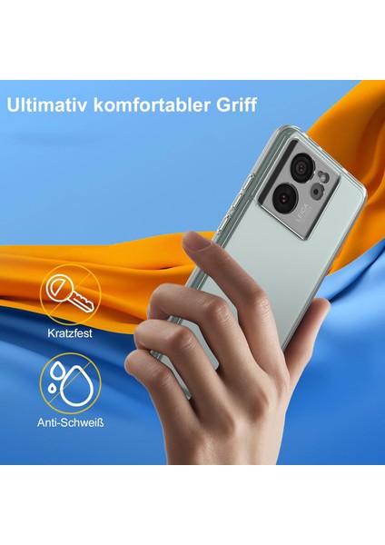 Xiaomi 13T / 13T Pro Şeffaf Kılıf 3D Kamera Korumalı 0.7mm Fit Tasarım Esnek Silikon Renksiz Kapak