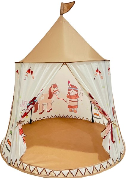 Çocuk Çadır Oyun Evi Kapalı Hint Prenses Midilli Kale Oyuncak Kulübe Erkek ve Kadın Bebek Oyuncak (Yurt Dışından)