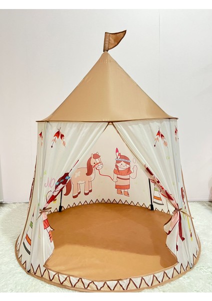 Çocuk Çadır Oyun Evi Kapalı Hint Prenses Midilli Kale Oyuncak Kulübe Erkek ve Kadın Bebek Oyuncak (Yurt Dışından)