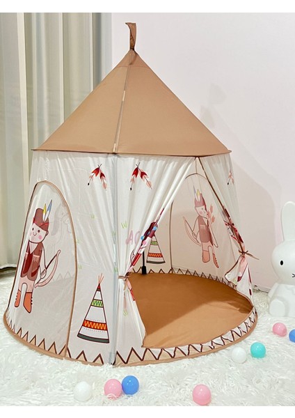 Çocuk Çadır Oyun Evi Kapalı Hint Prenses Midilli Kale Oyuncak Kulübe Erkek ve Kadın Bebek Oyuncak (Yurt Dışından)