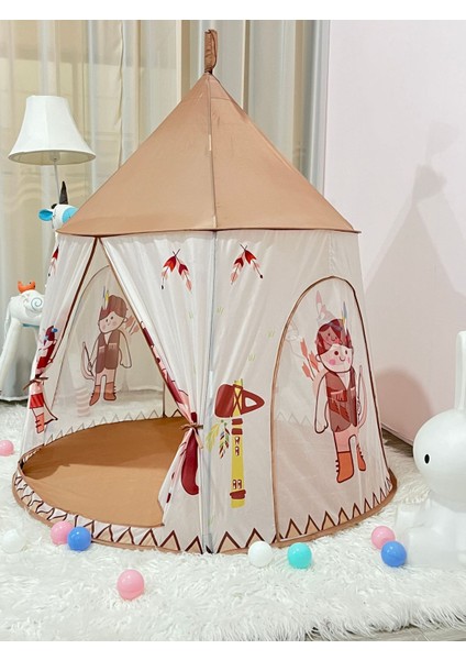 Çocuk Çadır Oyun Evi Kapalı Hint Prenses Midilli Kale Oyuncak Kulübe Erkek ve Kadın Bebek Oyuncak (Yurt Dışından)