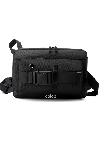 Yeni Fonksiyonel Crossbody Çanta, Çok Fonksiyonlu ve Çok Amaçlı Erkek Göğüs Çantası, Spor Trendi Marka Tek Omuz Crossbody Göğüs Çantası (Yurt Dışından)