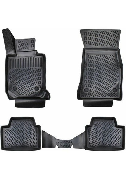 Rizline Toyota Hilux 2004-2015 Uyumlu 3D Havuzlu Paspas