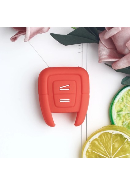 Kırmızı Keyyou 2 Düğmeler Silikon Anahtar Kutu Opel Astra Zafira Frontera Omega Vectra Signum Tigra Fob Kabuk Tutucu Koruyucu Kapak (Yurt Dışından)