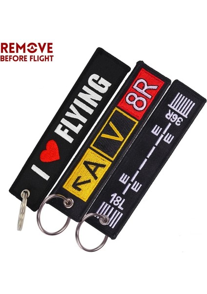Gümüş Rengi 3pcslot Uçuş Öncesi Kaldır Nakış Mektubu Motosikletler Anahtarlık ve Ceket Mühendisi Havacılık Hediyeleri Etiketi Bagaj Chaveiro De (Yurt Dışından) modelleri