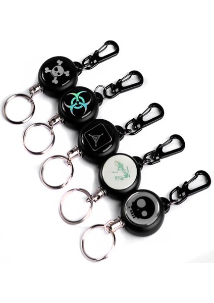 No.2 Boyutu Yüksek Mukavemetli Çelik Tel Çekme Anahtarlık Etiketi Kart Sahibinin Kemer Metal Rozeti Geri Çekilebilir Makara Kımlık Rozeti Sahipleri (Yurt Dışından) fiyatları