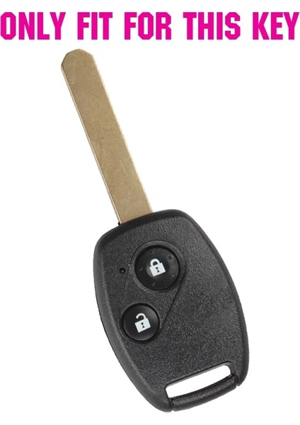 Silikon Anahtar Kılıfı Honda Civic Accord Pilot Fit Crv Ridgeline Jazz Frv Insight Cr-Z Anahtarsız Fob Kabuk Cilt Koruyucu (Yurt Dışından) fiyatları