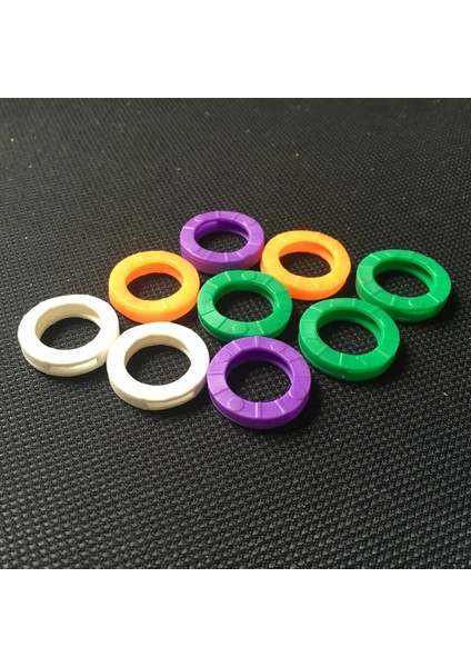 Rastgele 32 Adet Adet Etiketler Elastik Anahtar Tanımlama Kapağı Anahtar Kapağı Tanımlayıcı Yuvarlak Bisiklet Motosiklet Anahtarlıkları Araba Silikonu Için (Yurt Dışından) modelleri