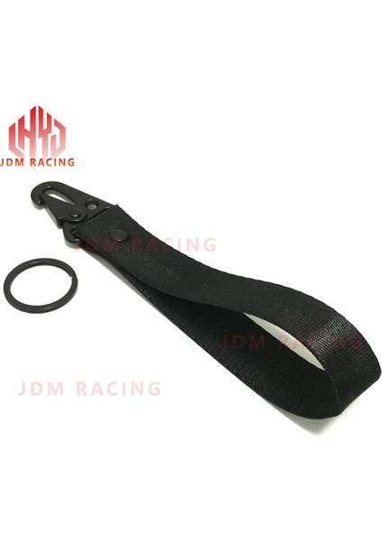 Siyah Bilek Ipi Sıcak Evrensel Araba Anahtarlık Ipi Metal Anahtarlık ile Asılı Kayış Anahtarlık Ipi Jdm Araba Motosiklet Için Anahtarlık Anahtarlık (Yurt Dışından)
