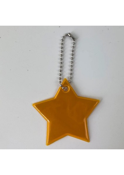 Altın Küçük Yıldız Çanta Anahtarlık Trafik Güvenliği Kullanımı Için Sevimli Yumuşak Pvc Yansıtıcı Anahtarlıklar Kolye Çekicilik Çanta Aksesuarları (Yurt Dışından)