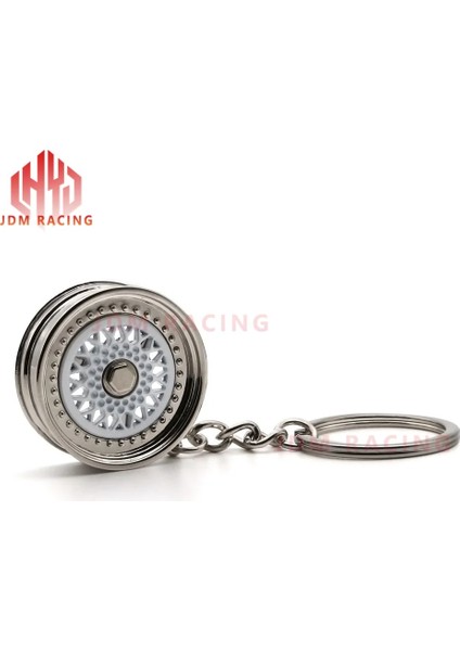 Pembe Sıcak Jant Anahtarlık Lüks Alaşım Araba Anahtarlık Anahtarlık Adam Kadınlar Için Bel Bilekte Asılı Anahtarlık Modifiye Tekerlek Anahtarlık (Yurt Dışından)