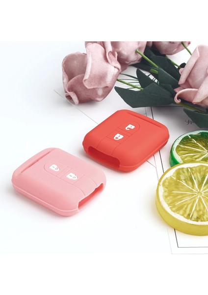 Silikon Kılıf Siyah Keyyou Nissan Qashqai Micra Navara Not X-Trail Almera 2 Düğmeler Anahtar Kapak Silikon Uzaktan Anahtar Kutu Kapak Koruyucu (Yurt Dışından) fırsatları