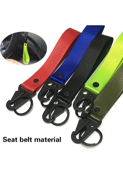 No.2 Boyutu 5 Renk Araba Emniyet Kemeri Malzemesi Naylon Kumaş Anahtarlık Anahtarlık Nakış Dikiş Honda Toyota Için Araba Anahtarı Dıy Anahtarlık Araba Styling (Yurt Dışından) indirimleri
