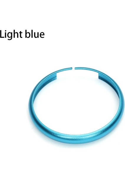 Açık Mavi Alüminyum Alaşımlı Anahtar Koruyucu Halka Anahtar Kapağı Trim Zinciri Bmw Mini Cooper Clubman Countryman Anahtar Kabuk Araba Aksesuarı (Yurt Dışından)