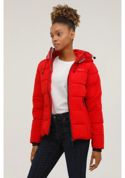 SN31 Apreskı Coat Kapsonlu Gogsu Yazılı 2 Cep Sısme Mont fiyatları