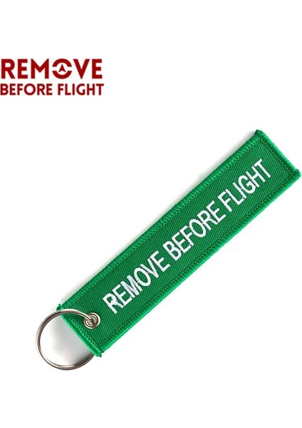 Yeşil Uçuş Anahtarlık Önce Kaldırın Llavero Moto Nakış Anahtarlık Kordon Anahtarlık Kordon Araba Için Sleutelhanger Anahtar Tutucu 1 Adet (Yurt Dışından)
