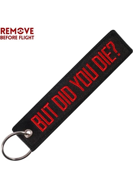 1 Bilgisayar Yeni Moda Nükleer Fırlatma Anahtarlık Motosikletler ve Arabalar Için Hediyeler Etiketi Nakış Anahtarlık Tutucu Oem Anahtarlık Anahtarlık Bijoux (Yurt Dışından)