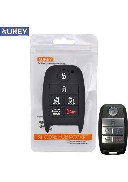 Silikon Araba Uzaktan Anahtarlık Kabuk Kapak Kılıf Kia Sedona Grand Karnaval Cilt 6 Düğme Koruyucu (Yurt Dışından)