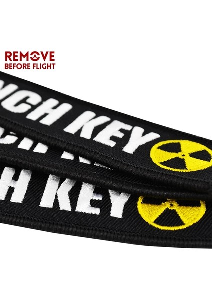 1 Adet 654321 Yeni Moda Nükleer Fırlatma Anahtarlık Motosikletler ve Arabalar Için Hediyeler Etiketi Nakış Anahtarlık Tutucu Oem Anahtarlık Anahtarlık Bijoux (Yurt Dışından) indirimleri