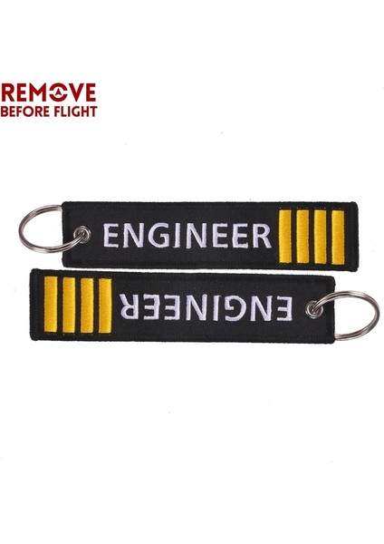 Altın Moda Mühendisi Pilot Anahtar Chalot Uçuştan Önce Kaldır Oem Nakış Siyah Anahtar Etiketi Bagaj Güvenlik Etiketi Anahtarlık Araba Gif (Yurt Dışından) modelleri