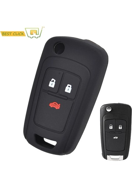 Silikon Anahtar Kılıfı Için Vauxhallopel Astra J Insignia Zafira Cascade Holden Barina Cruze Trax Anahtarsız Fob Kabuk (Yurt Dışından)