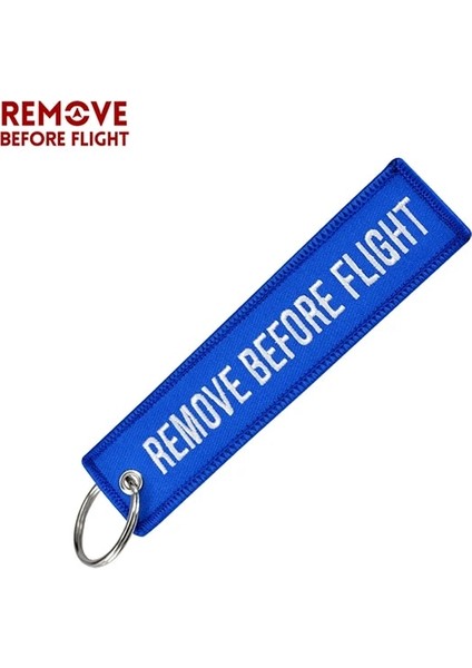 Mavi Uçuş Anahtarlık Önce Kaldırın Llavero Moto Nakış Anahtarlık Kordon Anahtarlık Kordon Araba Için Sleutelhanger Anahtar Tutucu 1 Adet (Yurt Dışından)