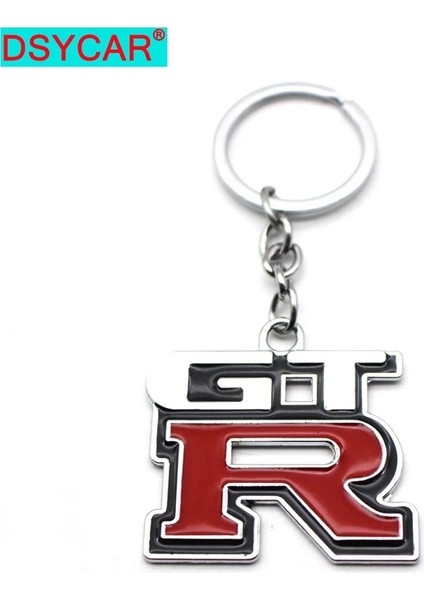 Dsycar Çinko Alaşım Izgara Anahtarlık Anahtarlık Metal Krom Yüzük Nissan Gtr Yeni (Yurt Dışından)