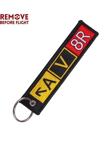 1 Adet AV8R Yeni Moda Nükleer Fırlatma Anahtarlık Motosikletler ve Arabalar Için Hediyeler Etiketi Nakış Anahtarlık Tutucu Oem Anahtarlık Anahtarlık Bijoux (Yurt Dışından)
