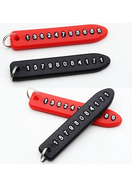 1 Adet Rastgele Renk Anti-Kayıp Telefon Numarası Plaka Araba Anahtarlık Kolye Oto Araç Telefon Numarası Kartı Anahtarlık Anahtarlık Araba Iç (Yurt Dışından) indirimleri