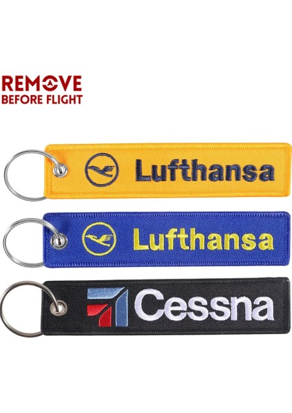Kahverengi 3pcslot Uçuş Öncesi Kaldır Nakış Mektubu Motosikletler Anahtarlık ve Ceket Mühendisi Havacılık Hediyeleri Etiketi Bagaj Chaveiro De (Yurt Dışından)