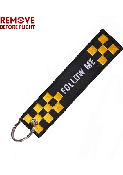 1 Adet Beni Takip Et Mutluluğun Anahtarı Anahtarlık Oem Bijoux Siyah Nakış Anahtarlık Anahtar Etiket Tutucu Motosikletler Için Bijoux Arabalar Anahtarlık Hediye Yeni (Yurt Dışından)
