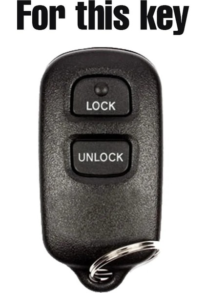 Silikon Anahtar Kılıfı Toyota Fj Cruiser Highlander 4runner Celica Camry Corolla Echo Anahtarsız Fob Kabuk Tutucu Koruyucu (Yurt Dışından) fiyatları