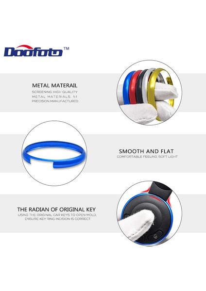 Altın Alüminyum Alaşımlı Anahtar Koruyucu Halka Trim Zinciri Dekorasyon Araba Styling Etiketler Aksesuar Mini Cooper Için R55 R56 R57 R58 (Yurt Dışından) fırsatları