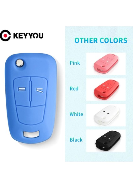 Pembe Keyyou 2 Düğmeler Silikon Araba Anahtarı Durum Opel Vauxhall Corsa Astra Vectra Signum Flip Katlanır Uzaktan Anahtar Kapak Tutucu Kabuk (Yurt Dışından) fiyatları
