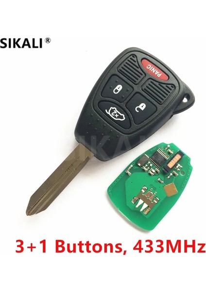 3plus1 Düğmeler Jeep CE0888 Model Liberty Wrangler Komutanı Grand Cherokee Pusula Patriot Anahtarsız Giriş Verici Için Uzaktan Anahtar 433MHZ (Yurt Dışından)