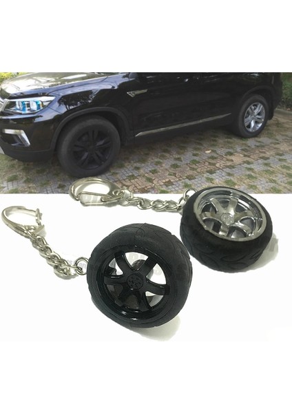 Mavi 1 Adet Araba Styling Anahtarlık Araba Tuning Jant Jdm Anahtarlık Yaratıcı Anahtarlık Yarış Lastikleri Anahtarlık (Yurt Dışından) modelleri