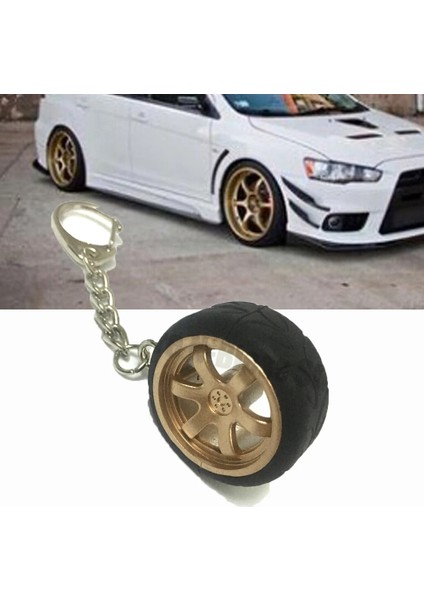 Mavi 1 Adet Araba Styling Anahtarlık Araba Tuning Jant Jdm Anahtarlık Yaratıcı Anahtarlık Yarış Lastikleri Anahtarlık (Yurt Dışından) fırsatları