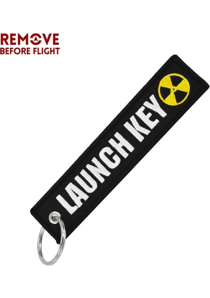 1 Adet Hızlı Olarak Yeni Moda Nükleer Fırlatma Anahtarlık Motosikletler ve Arabalar Için Hediyeler Etiketi Nakış Anahtarlık Tutucu Oem Anahtarlık Anahtarlık Bijoux (Yurt Dışından) modelleri