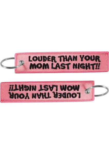 1 Bilgisayar Yeni Araba Anahtarlık Nakış Mektup Pembe Anahtarlık Etiketleri Llavero Coche Motosikletler ve Arabalar Için Oem Anahtarlık Anahtar Etiketi Hediyeler (Yurt Dışından) fırsatları