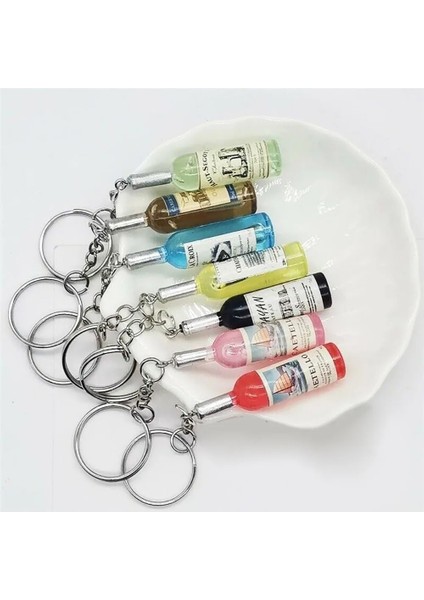 1 Adet Sevimli Yaratıcı Araba Anahtarlık Anahtarlık Anahtar Kolye Yenilik Reçine Bira Şarap Şampanya Şişesi Çeşitli Anahtar Etiketi Renk Rastgele (Yurt Dışından) fiyatları