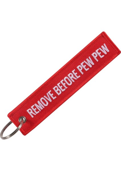 Uçuştan Önce Kaldırmak 5 Adet Pew Pew Anahtar Chian Nakış Anahtar Etiketi Etiketi Önce Kaldır Pew Anahtarlık Oem Anahtarlık Takı Motosiklet Araba Anahtarlık Bagaj Etiketi (Yurt Dışından) modelleri